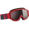 Scott Jr Hookup Goggle - Kids'&nbsp;Neon Red/Silver Chrome