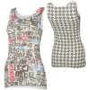 Split  Overprint Tank Top - Women's