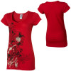 Split  Painted Floral 2 Top - Women's