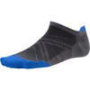 SmartWool PhD Run Ultra Light Micro Sock&nbsp;Graphite/Bright Blue