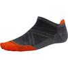 SmartWool PhD Run Ultra Light Micro Sock&nbsp;Graphite/Bright Orange