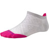 SmartWool PhD Run Ultra Light Micro Sock - Women's&nbsp;Silver/Bright Pink