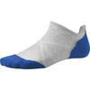 SmartWool PhD Run Light Elite Micro Sock - Women's&nbsp;Silver/Bright Blue