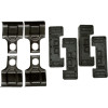 Thule 480 Fit Kit Clips- Set of 4 1304 - Thule 480 Fit Kit Clips- Set of 4 1304,Travel > Car Racks > Clips and Fit Kits,Thule,1304,Black, One Size