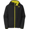 The North Face Glacier Track Full-Zip Hoodie - Boys'&nbsp;Tnf Black/Sulphur Spring Green