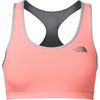 The North Face Bounce-B-Gone Reversible Sports Bra - Women's&nbsp;Neon Peach/TNF Light Grey Heather