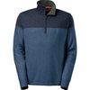 The North Face Mt. Tam 1/4-Zip Sweater - Men's&nbsp;Celestial Blue Heather/Cosmic Blue Heather