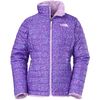 The North Face Mossbud Swirl Reversible Jacket - Girls'&nbsp;Starry Purple Scatter Print