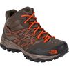 The North Face Hedgehog Mid Waterproof Hiking Shoe - Boys'&nbsp;Coffee Brown/Valencia Orange