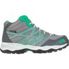 The North Face Hedgehog Mid Waterproof Hiking Shoe - Boys'&nbsp;Griffin Grey/Blarney Green