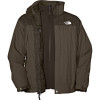 The North Face Condor Triclimate Jacket - Men's: The North Face Men's Condor Triclimate Jacket is a waterproof, breathable softshell you should zip up when you're headed to the resort or the backcountry with your sticks en tow. The highly stretchable and abrasion-resistant material moves with you as you take on some sick pow.