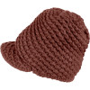 The North Face Chunky Knit Visor Beanie Cherry Stain Brown, 
