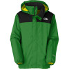 The North Face Resolve Jacket - Boys Arden Green, M - kids' rain jacket,kids' hiking jacket,kids' wind shell,youth rain jacket,kids' summer jacket