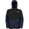 The North Face Denali Hooded Fleece Jacket - Men's R Deep Water Blue/TNF Black, S