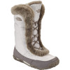 The North Face Nuptse Fur IV Boot - Women's Shiny Moonlight Ivory/Classic Khaki, 11.0