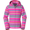 The North Face Striped Glacier Full Zip Hoodie