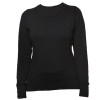 Terramar Hot Totties Grid Fleece Scoop Neck Shirt