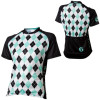 Twin Six Argyle 3/4 Zip Cycling Jersey - Short-Sleeve - Women's
