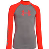Under Armour Defender Rashguard - Long-Sleeve - Boys'&nbsp;Storm/Bolt Orange