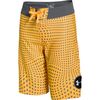 Under Armour Barrel Board Short - Boys'&nbsp;Yuzu Orange/White