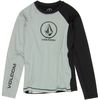 Volcom Colorblock Rashguard - Long-Sleeve - Boys'&nbsp;Cement Grey