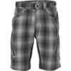 ZOIC Ether Plaid Shorts - Men's&nbsp;Black/Grey