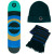See One Color Almost Winter V3 7.5 R7 Skateboard Deck Package w/ Beanie and Scarf
