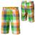 See Vibrant Orange Analog Censor Short - Men's