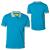 See Pool Blue Analog Level Polo Shirt - Short-Sleeve - Men's