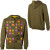 See Military Green Analog Crtsian Full-Zip Hooded Sweatshirt - Men's