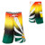 See Rasta Billabong Rising Sun Board Short - Boys'