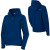 See Royal Blue Blurr Core Hooded Full-Zip Sweatshirt - Women's