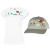 See Light Gray Hat/White Shirt Blurr Blurr Melody T-Shirt & Hat Package See Light Gray Hat/White Shirt Blurr Blurr Melody T-Shirt & Hat Package