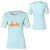 See Sky Blue/Stone Blurr That 70's T-Shirt - Short-Sleeve - Women's