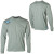 See Light Grey Blurr Fracture T-Shirt - Long-Sleeve - Men's