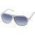 See White-Black-White/Bronze Brigada Scarfo Sunglasses