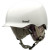 See Gloss White/Plaid Bern Muse Hard Hat Helmet w/ Knit Liner