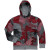 See True Red Mashup Print  Burton Bonded Full-Zip Hooded Jacket- Boys'