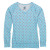 See Arctic Polka Squares Burton Mid Layer V-Neck Shirt - Women's