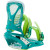 See Aqua Green Burton Triad Snowboard Binding