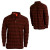 See Blood Chocolate Shea Stipe Polo Shirt - Long-Sleeve - Men's
