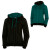 See Black C1RCA Metal Reversible Full-Zip Hooded Sweatshirt - Women's