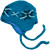See Turquoise Coal F'Alta Flap Beanie