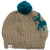 See Dark Khaki Coal Fawn Beanie - Women's