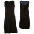 See Black/Hibiscus Carve Designs Zipper Line Dress - Women's