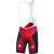 See Red/Black Castelli Free Bibshort - Men's