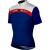 See Navy/White/Red Castelli Prologo Full-Zip Jersey - Short-Sleeve - Men's