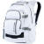 See White DAKINE Park Backpack - 1700cu in