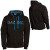 See Black/Cyan Applique DAKINE Barrel Full Zip Hooded Sweatshirt - Men's See Black/Cyan Applique DAKINE Barrel Full Zip Hooded Sweatshirt - Men's