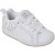 See White/Lt. Grey DC Court Graffik Skate Shoe - Kids'